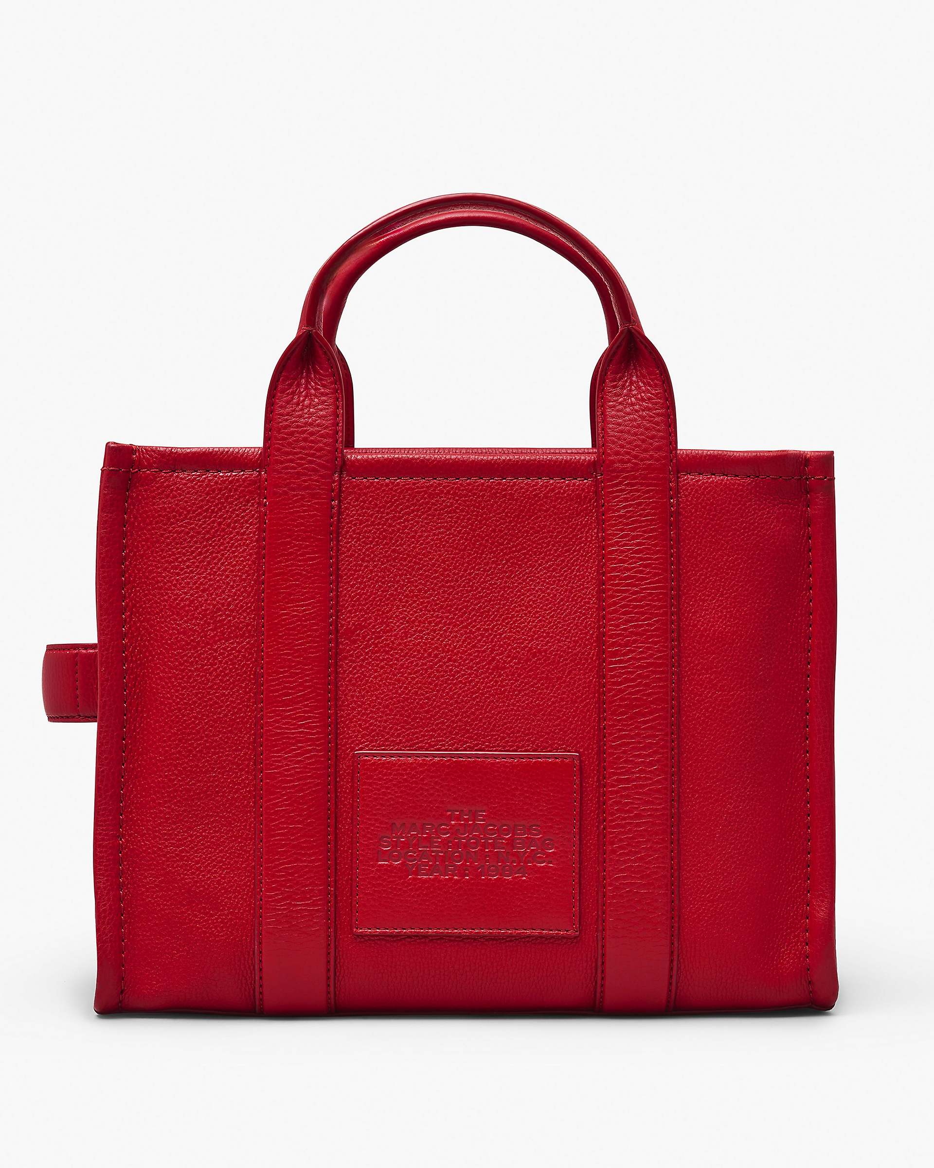 Marc Jacobs Marc Jacobs The Leather Medium Tote Bag True Red True Red