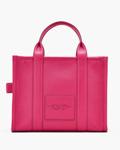 Marc Jacobs Marc Jacobs The Leather Medium Tote Bag Raspberry Pink Raspberry Pink