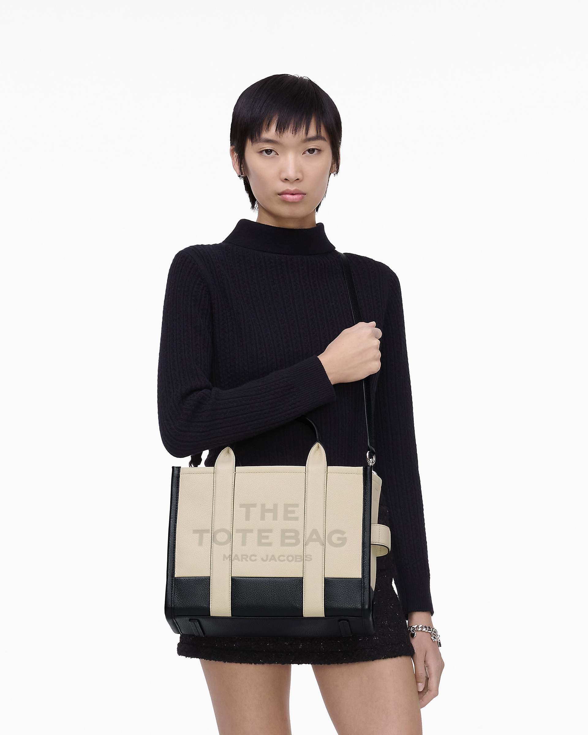 Marc Jacobs Marc Jacobs The Colorblock Medium Tote Bag Ivory Multi Ivory Multi