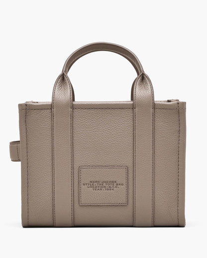 Marc Jacobs Marc Jacobs The Leather Small Tote Bag Cement Cement