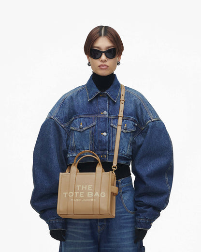 Marc Jacobs Marc Jacobs The Leather Small Tote Bag Camel Camel