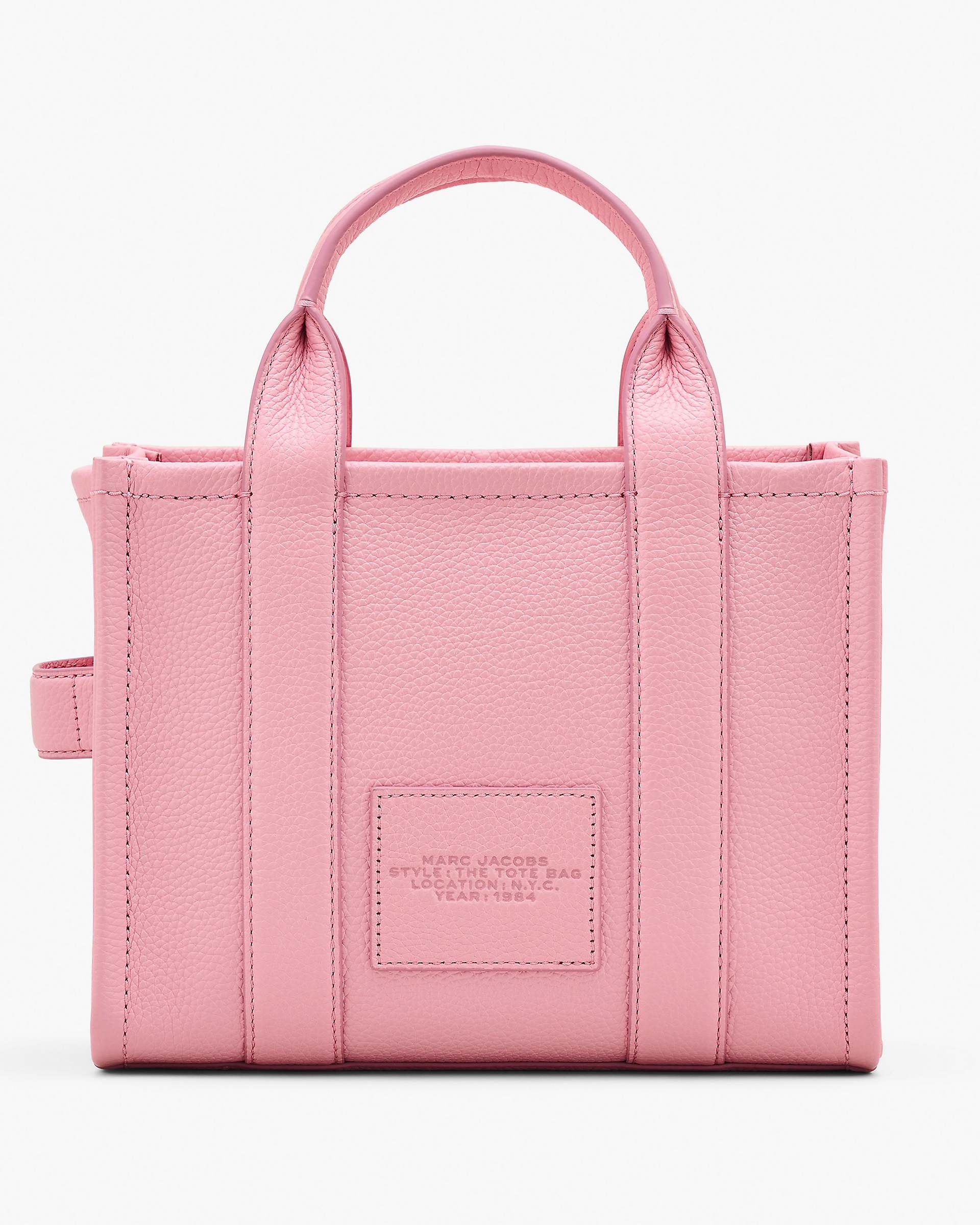Marc Jacobs Marc Jacobs The Leather Small Tote Bag Ribbon Pink Ribbon Pink