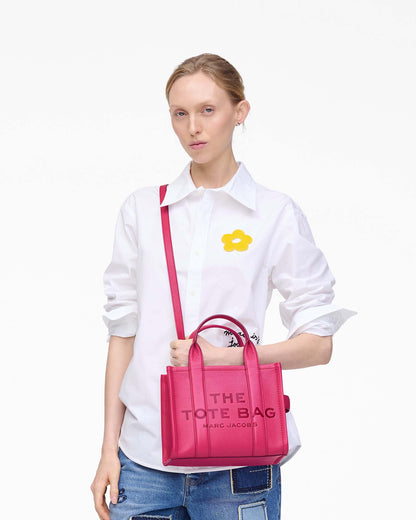 Marc Jacobs Marc Jacobs The Leather Small Tote Bag Raspberry Pink Raspberry Pink