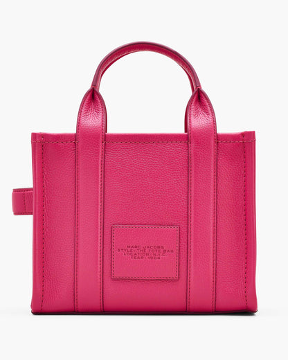 Marc Jacobs Marc Jacobs The Leather Small Tote Bag Raspberry Pink Raspberry Pink