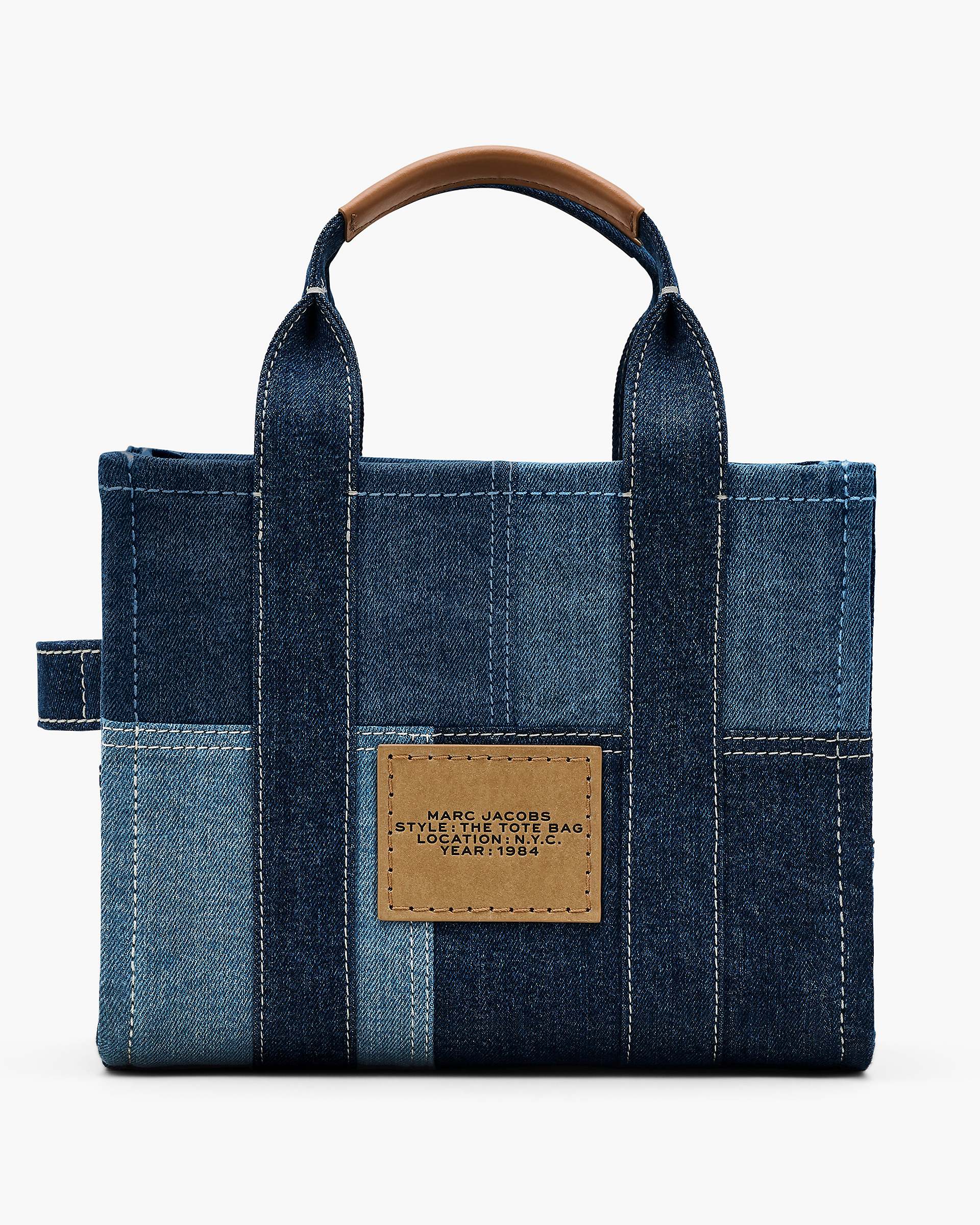 Marc Jacobs Marc Jacobs The Denim Small Tote Bag Blue Denim Blue Denim