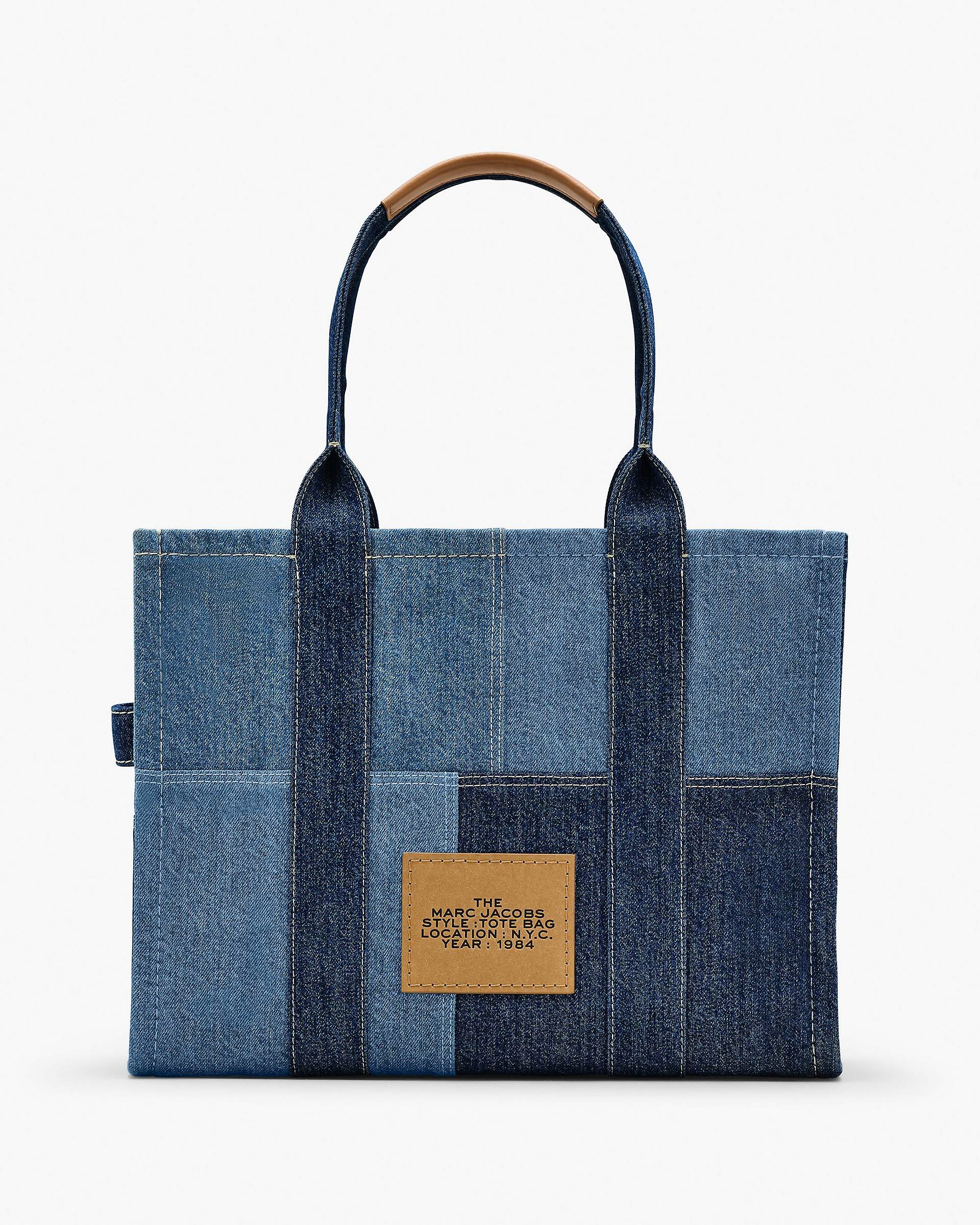Marc Jacobs Marc Jacobs The Denim Large Tote Bag Blue Denim Blue Denim