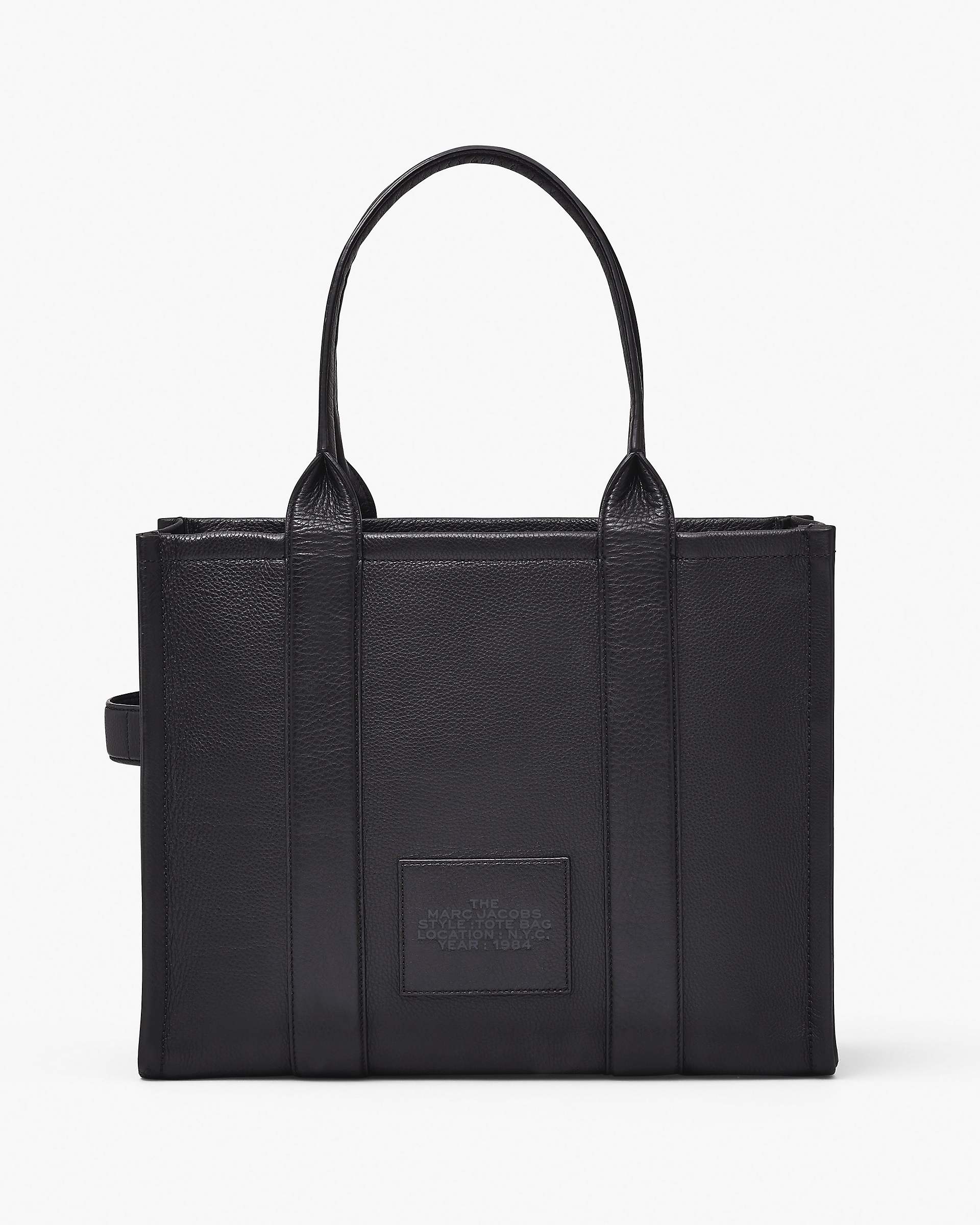 Marc Jacobs Marc Jacobs The Leather Large Tote Bag Black Black