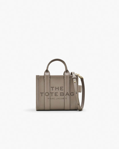 Marc Jacobs Marc Jacobs The Leather Crossbody Tote Bag Cement Cement