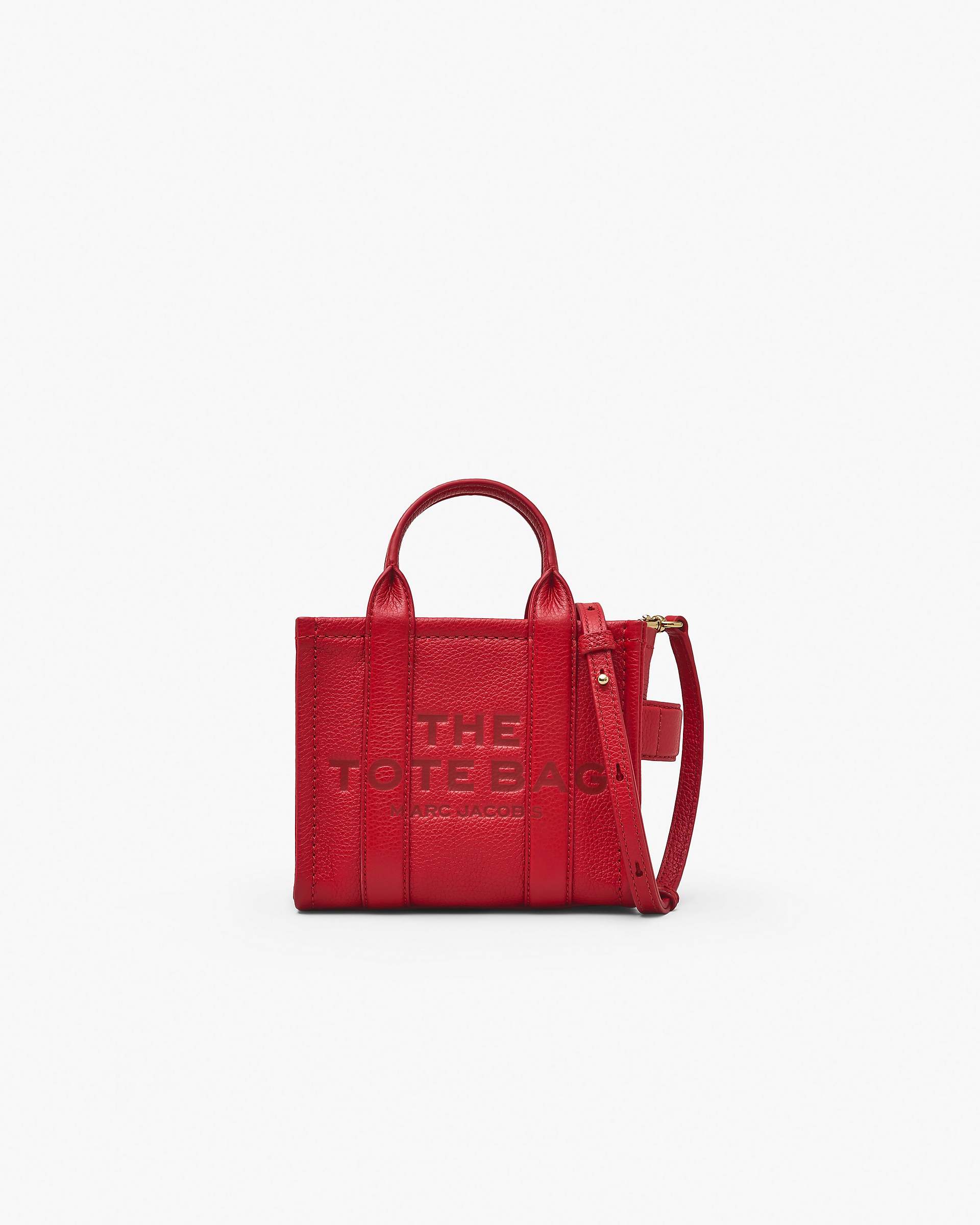Marc Jacobs Marc Jacobs The Leather Crossbody Tote Bag True Red True Red