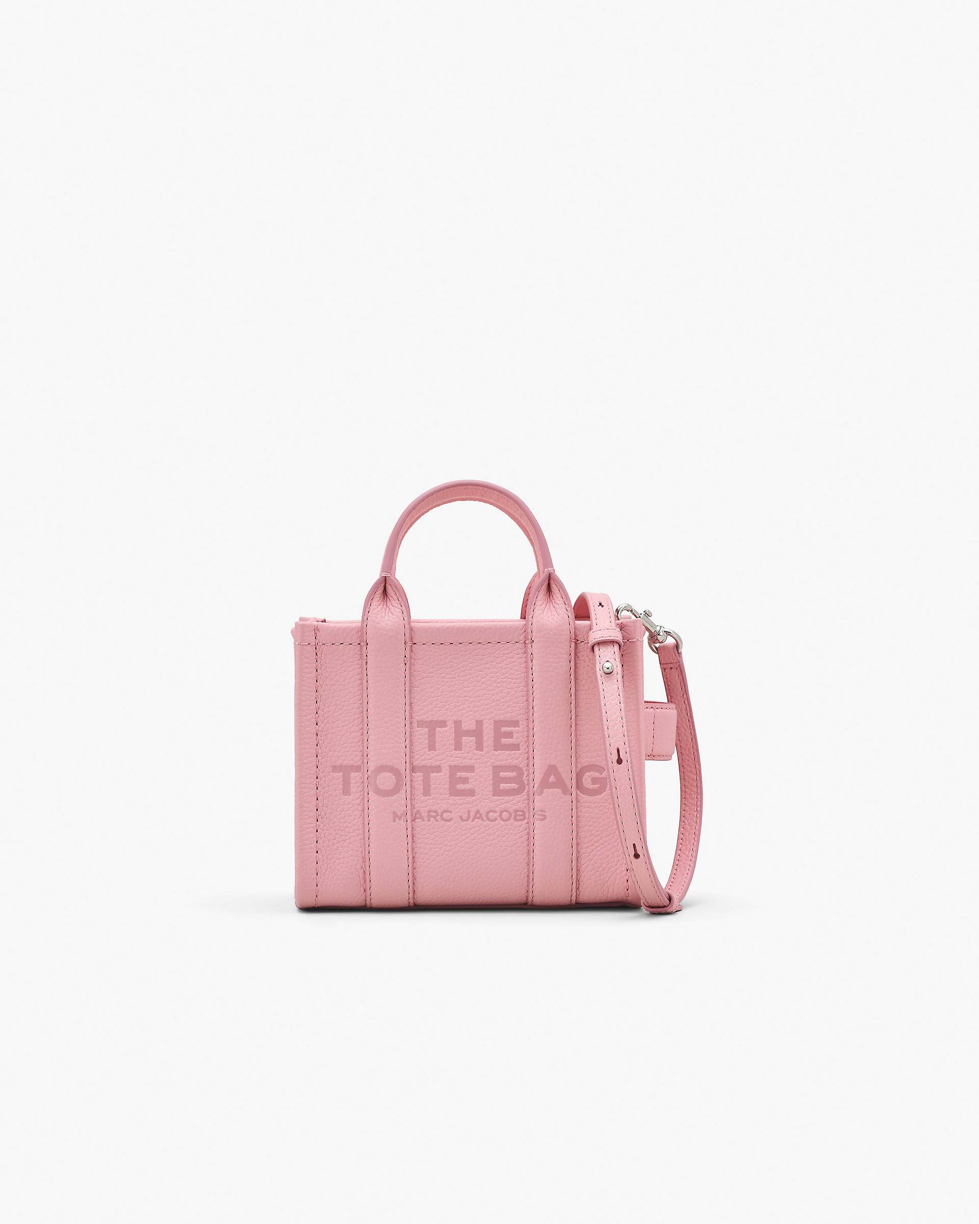 Marc Jacobs Marc Jacobs The Leather Crossbody Tote Bag Ribbon Pink Ribbon Pink