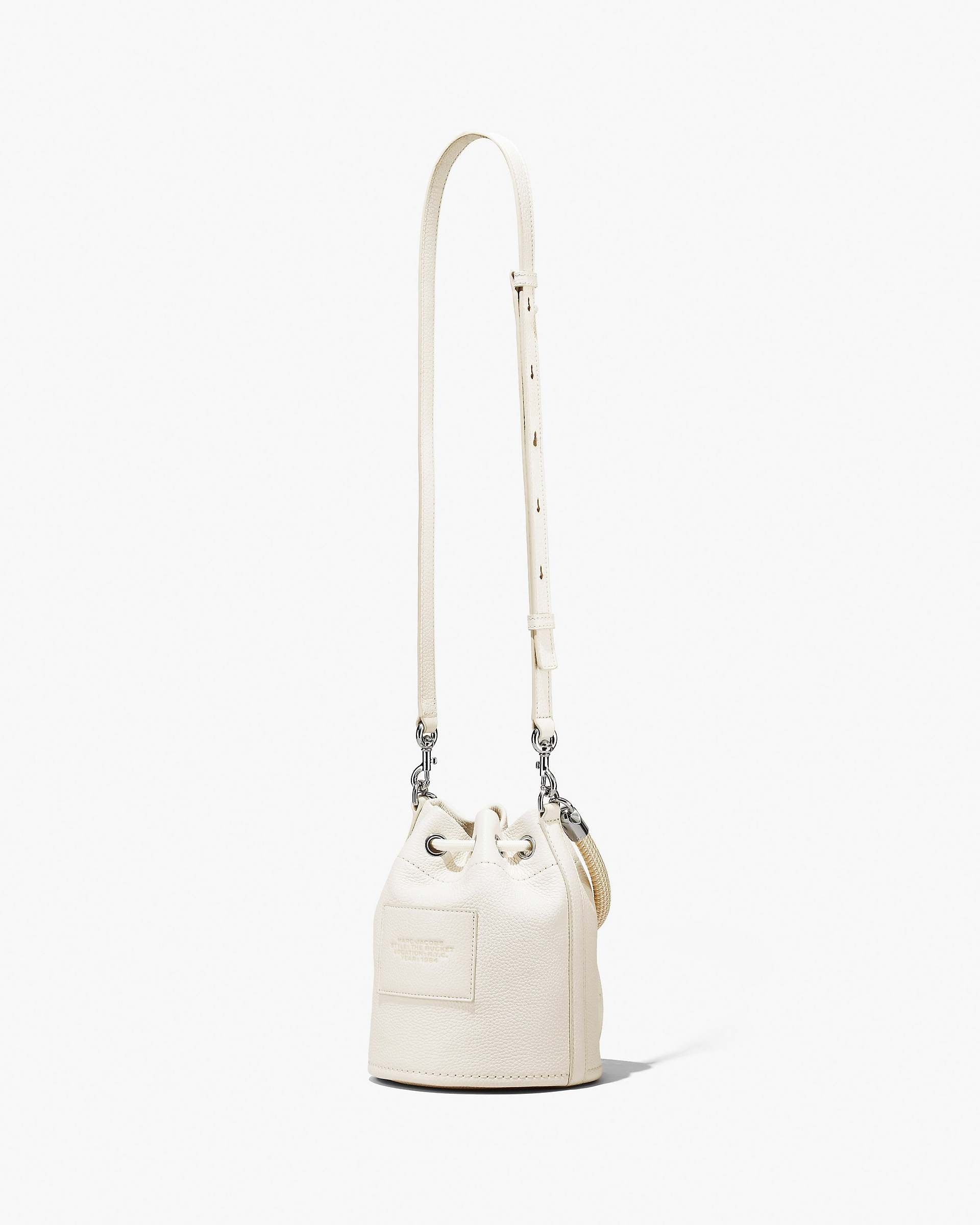 Marc Jacobs Marc Jacobs The Leather Bucket Bag Cotton/Silver Cotton/silver
