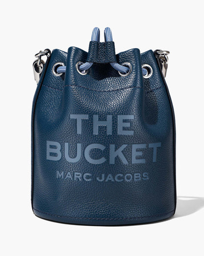 Marc Jacobs Marc Jacobs The Leather Bucket Bag Blue Sea Blue Sea