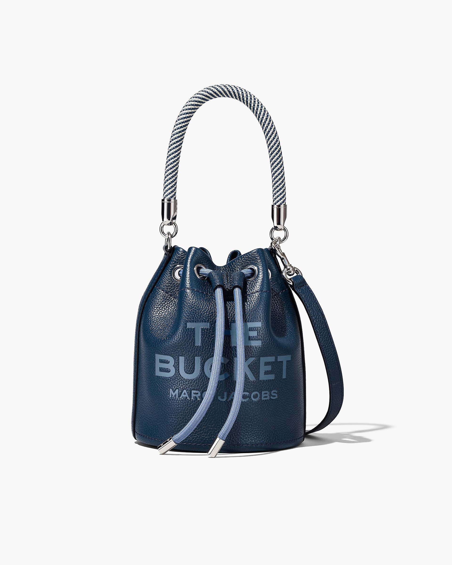 Marc Jacobs Marc Jacobs The Leather Bucket Bag Blue Sea Blue Sea