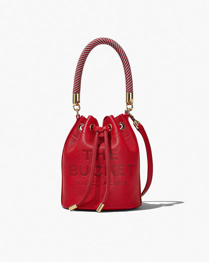 Marc Jacobs Marc Jacobs The Leather Bucket Bag True Red True Red