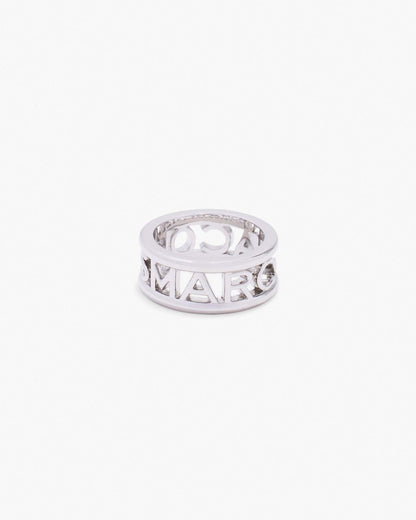 Marc Jacobs Marc Jacobs The Monogram Ring Silver Silver