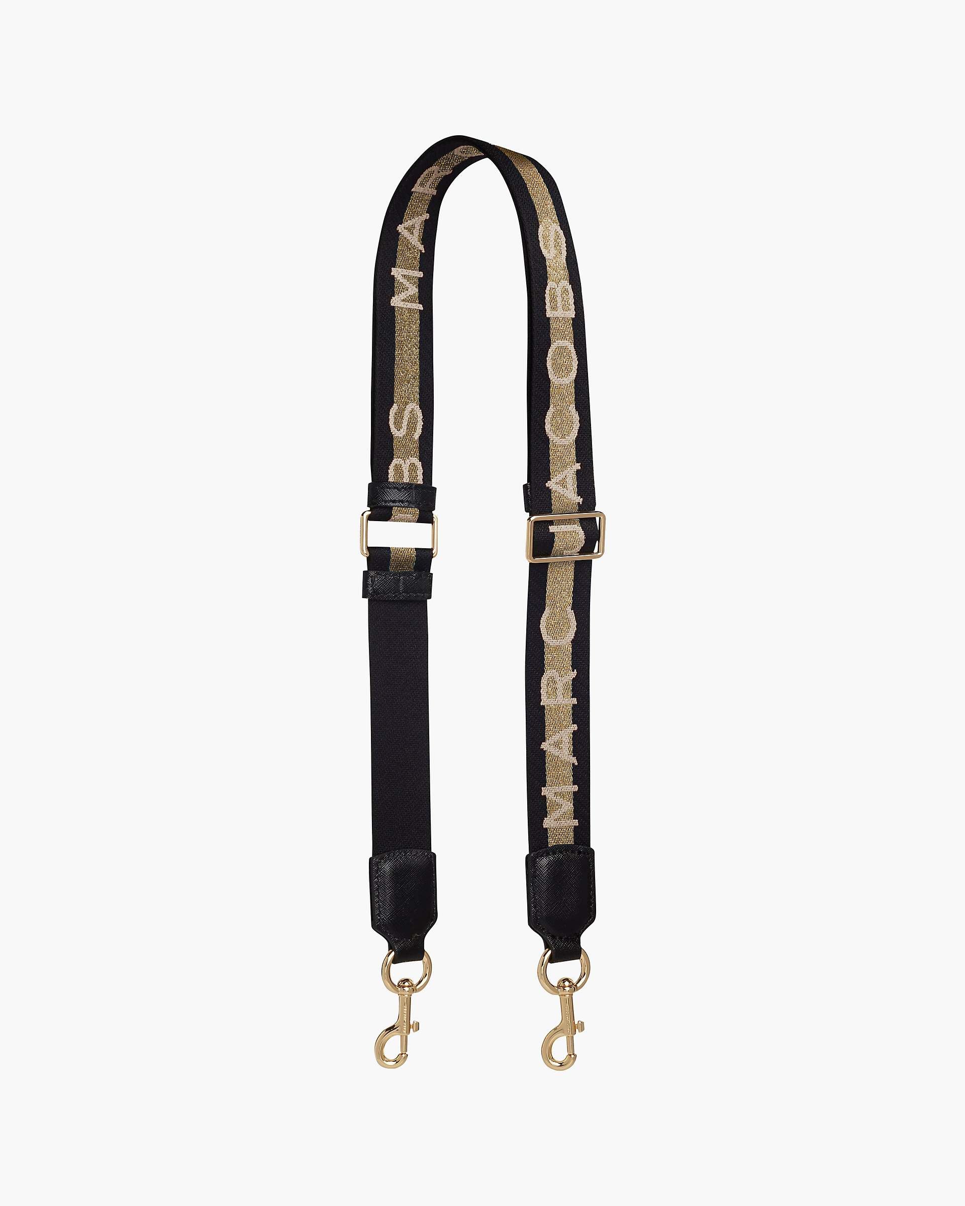 Marc Jacobs Marc Jacobs The Logo Webbing Strap Slim Gold Multi Gold Multi