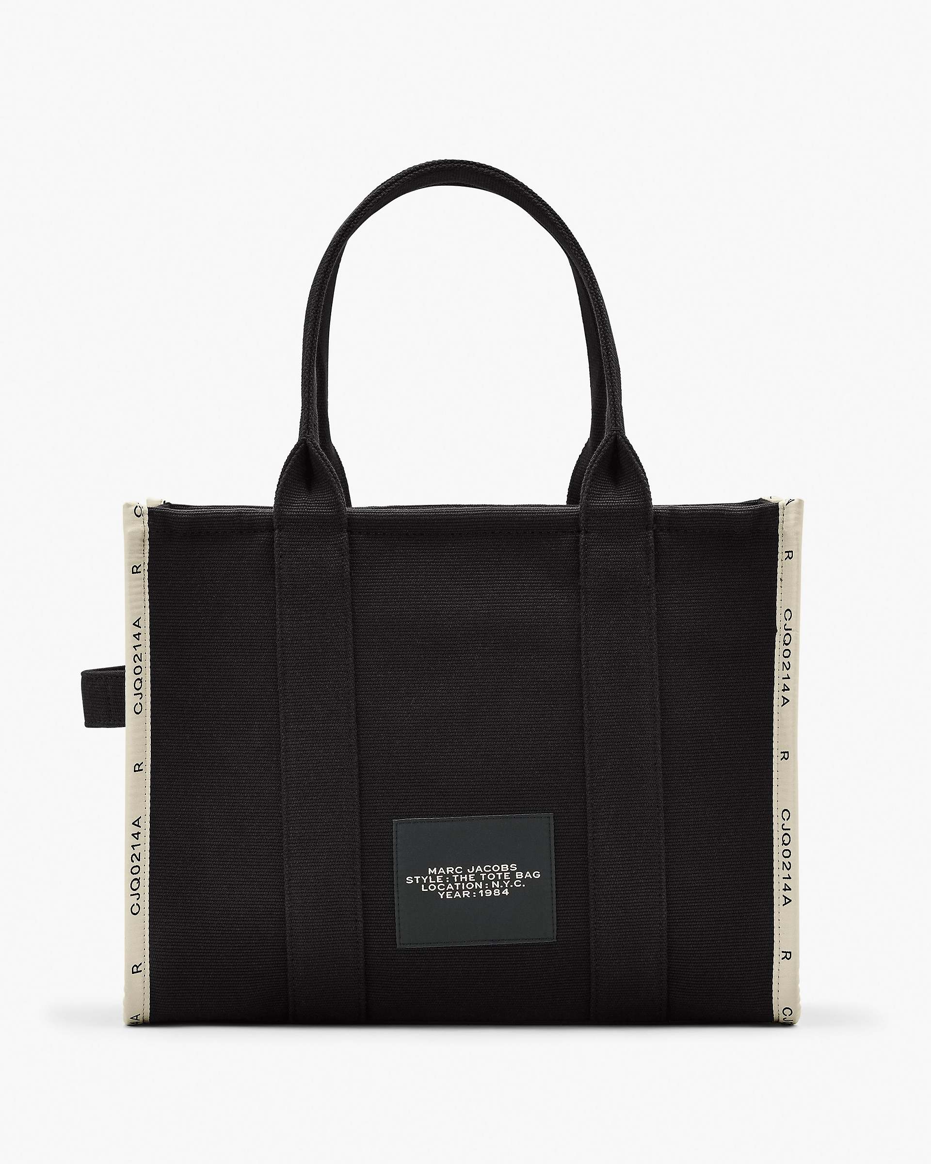 Marc Jacobs Marc Jacobs The Jacquard Large Tote Bag Black Black