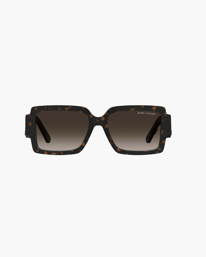 Marc Jacobs Marc Jacobs The Bold Logo Square Sunglasses Havana Havana