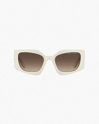 Marc Jacobs Marc Jacobs The Square Cat Eye Sunglasses Ivory Ivory