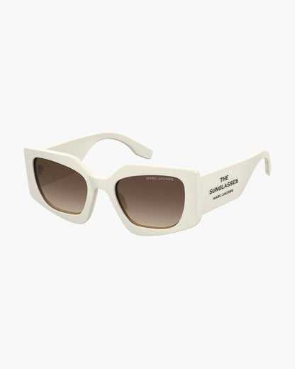 Marc Jacobs Marc Jacobs The Square Cat Eye Sunglasses Ivory Ivory
