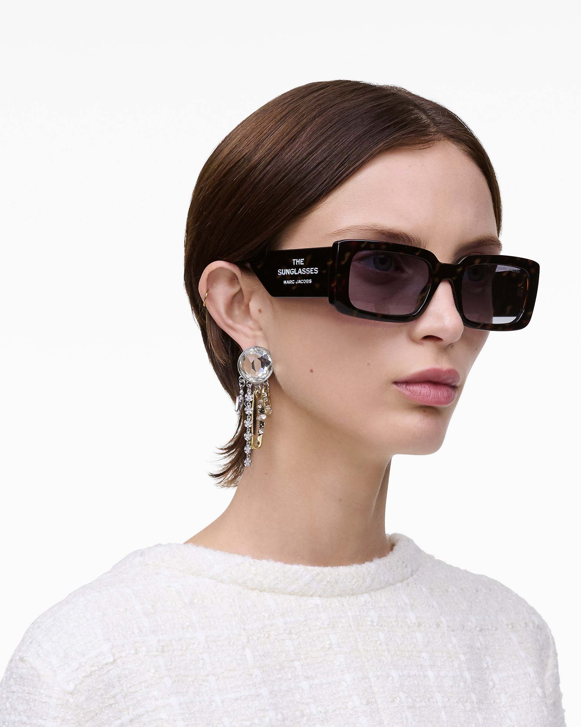 Marc Jacobs Marc Jacobs The Rectangle Sunglasses Havana Havana
