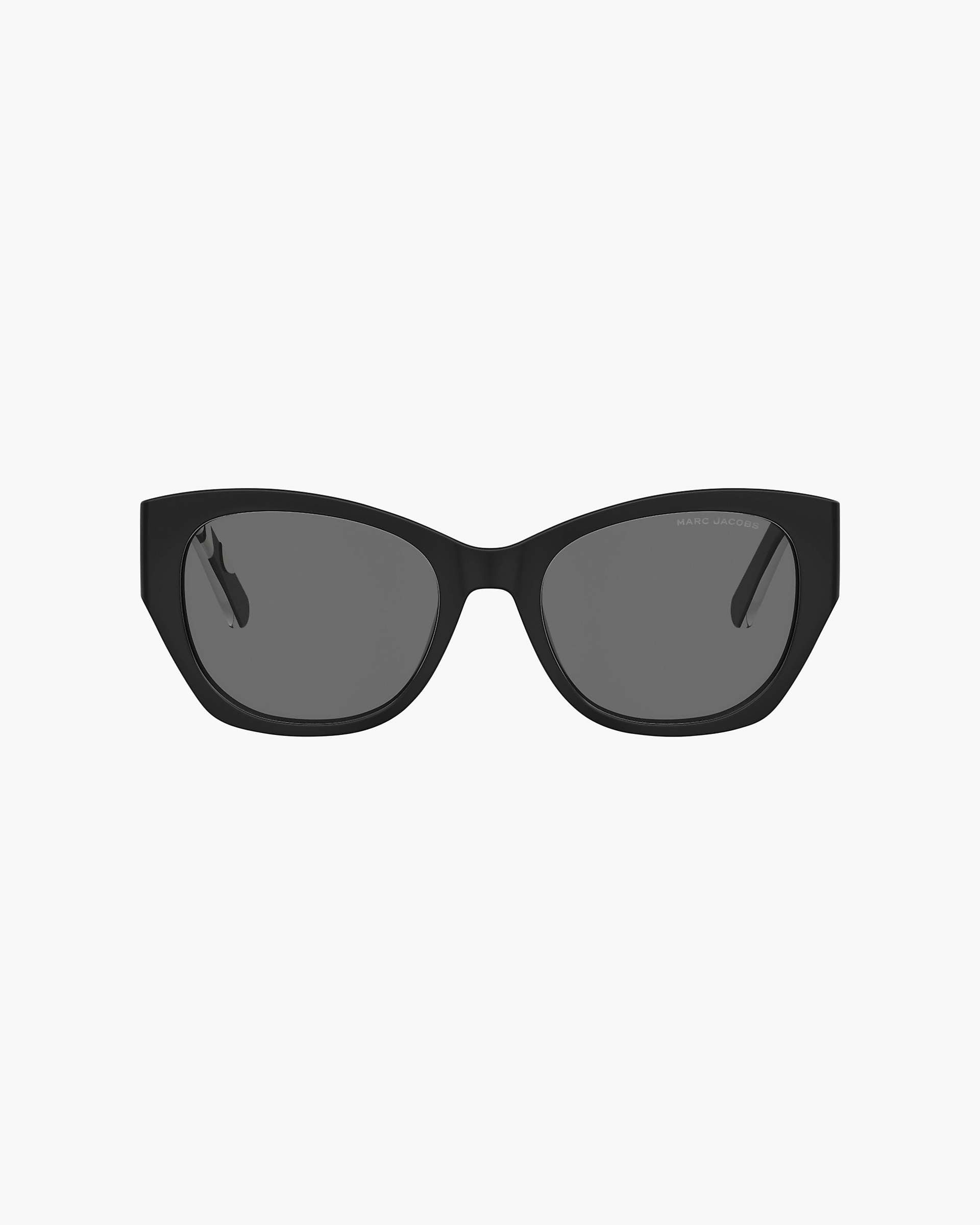 Marc Jacobs Marc Jacobs The Bold Logo Square Cat Eye Sunglasses Black/White Black/white