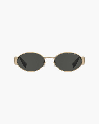 Marc Jacobs Marc Jacobs The Classic Logo Round Sunglasses Black/Gold Black/gold