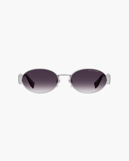 Marc Jacobs Marc Jacobs The Classic Logo Round Sunglasses Silver Silver