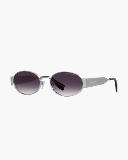 Marc Jacobs Marc Jacobs The Classic Logo Round Sunglasses Silver Silver