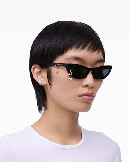 Marc Jacobs Marc Jacobs The Charm Cat Eye Sunglasses Black Black