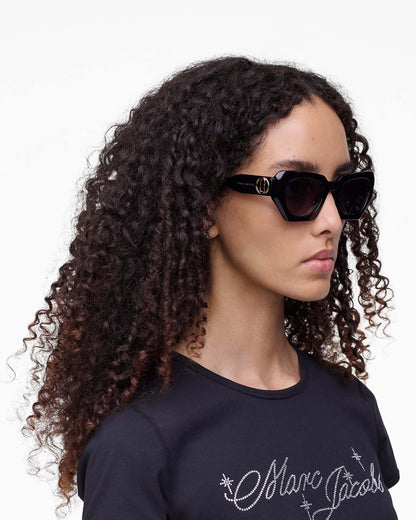 Marc Jacobs Marc Jacobs The J Marc Cat Eye Sunglasses Black Black