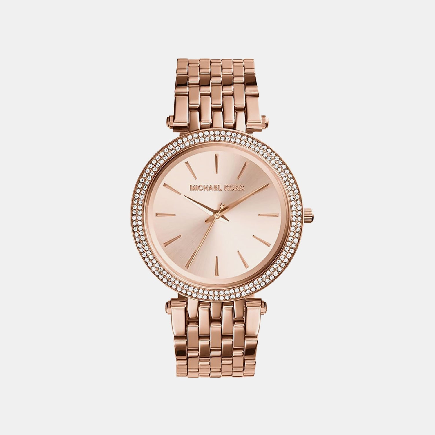 Michael Kors Darci Women Quartz Rose Gold Dial Analog Stainless Steel Watch Mk3192