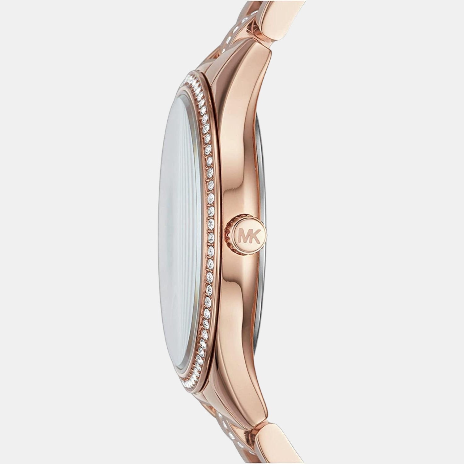 Michael Kors Lauryn Women Quartz White Dial Analog Stainless Steel Watch Mk3716