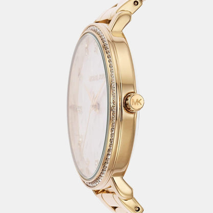 Michael Kors Pyper Women Quartz White Dial Analog Stainless Steel Watch Mk4666