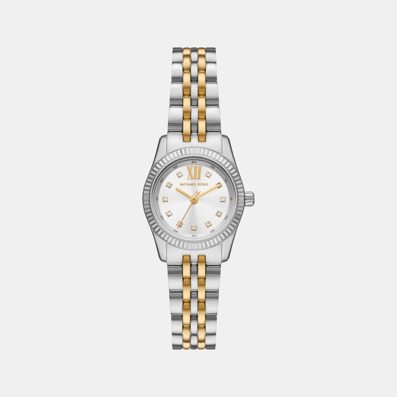 Michael Kors Lexington Women Quartz White Dial Analog Stainless Steel Watch Mk4740