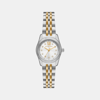 Michael Kors Lexington Women Quartz White Dial Analog Stainless Steel Watch Mk4740