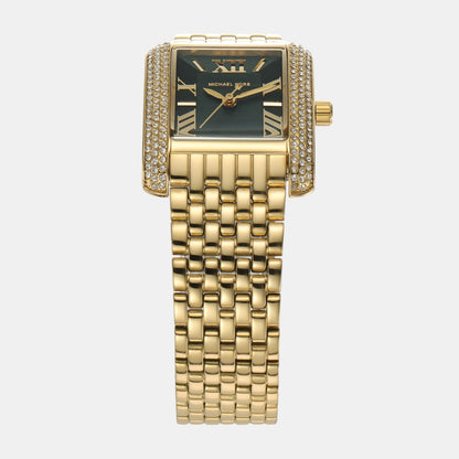 Michael Kors Emery Women Quartz Green Dial Analog Stainless Steel Watch Mk4742