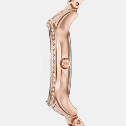 Michael Kors Sage Women Quartz Mother Of Pearl Dial Analog Stainless Steel Watch Mk4823