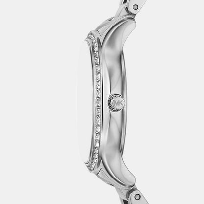 Michael Kors Sage Women Quartz Mother Of Pearl Dial Analog Stainless Steel Watch Mk4824