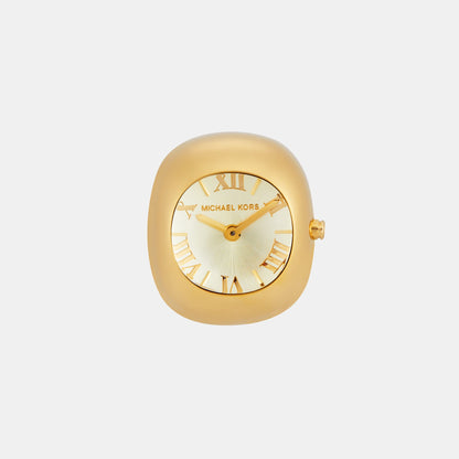 Michael Kors Rylee Women Quartz Gold Dial Analog Stainless Steel Watch Mk4847