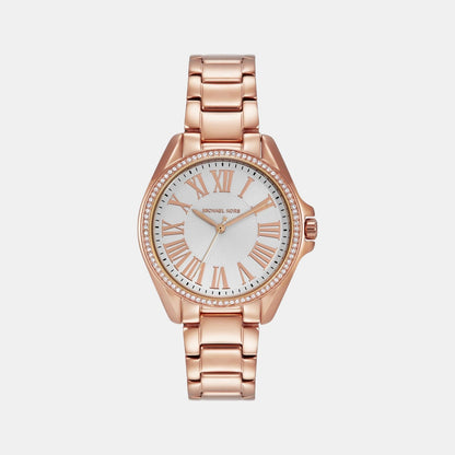 Michael Kors Kacie Women Quartz White Dial Analog Stainless Steel Watch Mk4853