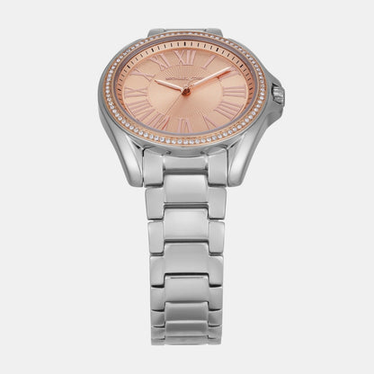 Michael Kors Kacie Women Quartz Pink Dial Analog Stainless Steel Watch Mk4854