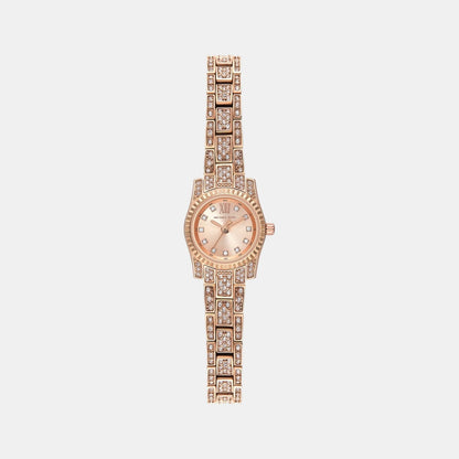 Michael Kors Lexington Women Quartz Pink Dial Analog Stainless Steel Watch Mk4863