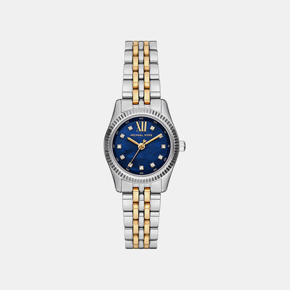 Michael Kors Lexington Women Quartz Mother Of Pearl Dial Analog Stainless Steel Watch Mk4865