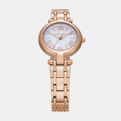 Michael Kors Women Quartz White Dial Analog Stainless Steel Watch Mk4893