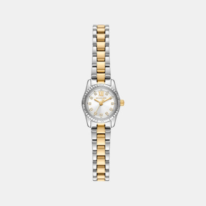 Michael Kors Lexington Women Quartz White Dial Analog Stainless Steel Watch Mk4903