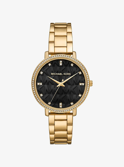 Michael Kors Pyper Pav Gold-Tone Watch