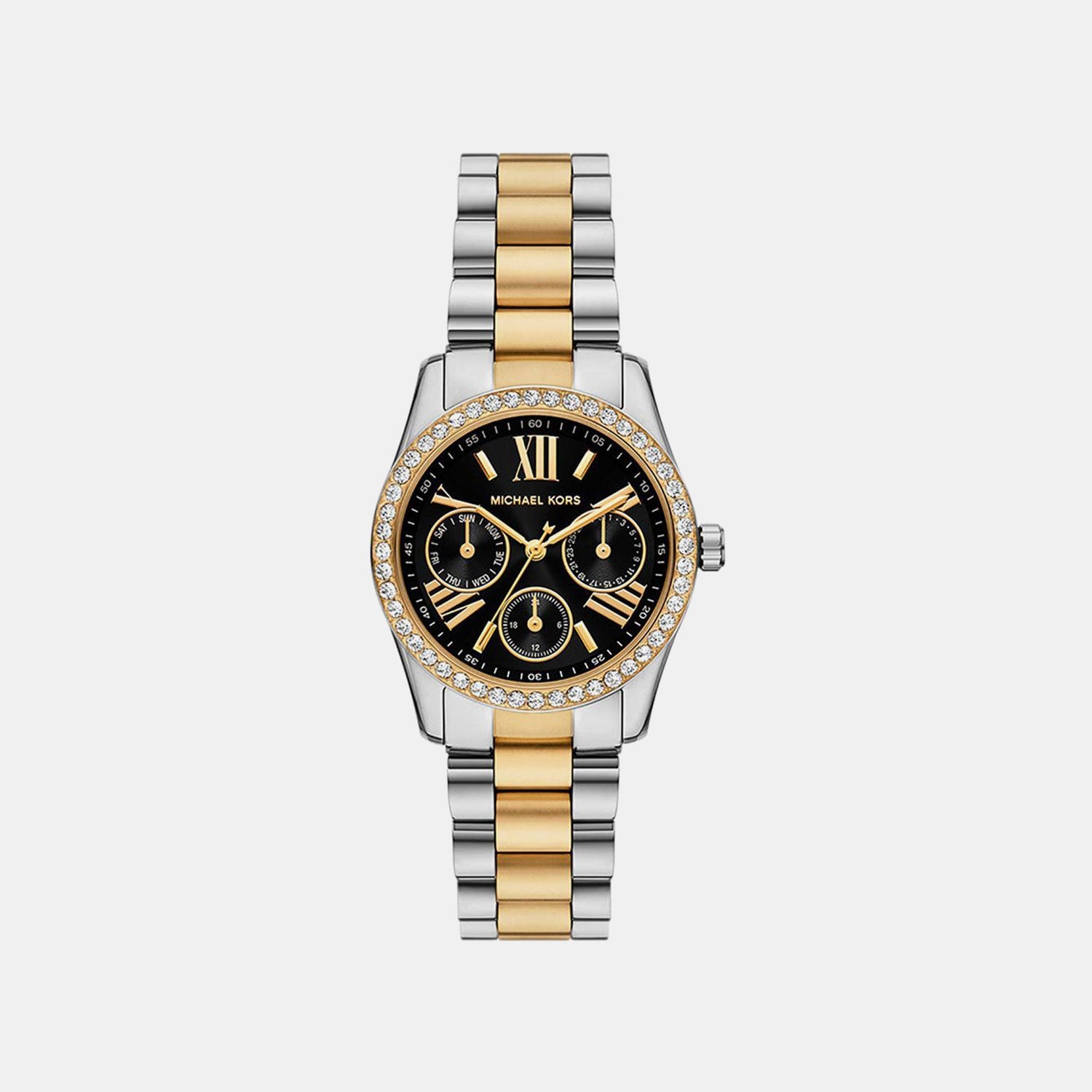 Michael Kors Lexington Women Quartz Black Dial Analog Stainless Steel Watch Mk4925