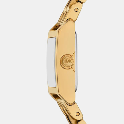 Michael Kors Georgie Women Quartz Gold Dial Analog Stainless Steel Watch Mk4931