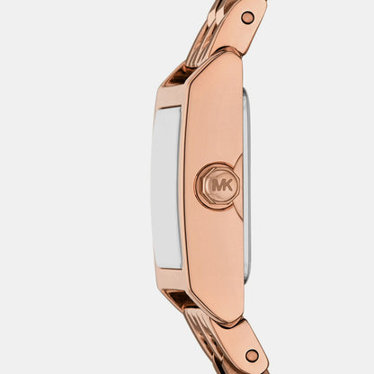 Michael Kors Georgie Women Quartz Pink Dial Analog Stainless Steel Watch Mk4932